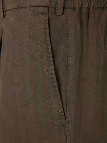 PT01 Hombre Barcelona Bermudas Casual Pinzas color Marrón Oscuro sku 523-001338 05 - Foto 3