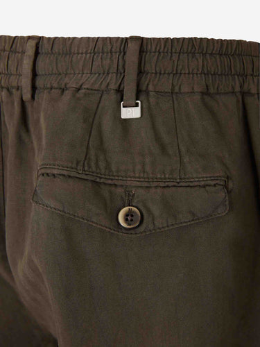 PT01 Hombre Barcelona Bermudas Casual Pinzas color Marrón Oscuro sku 523-001338 05 - Foto 4