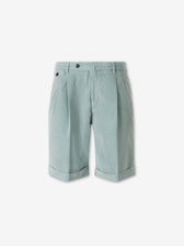 PT01 Hombre Barcelona Bermudas Casual Pana color Verde Manzana sku 523-001339 01 - Foto 1