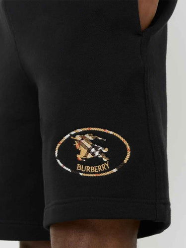 Burberry Hombre Barcelona Bermudas Logo Algodón color Negro sku 523-001343 01 - Foto 3