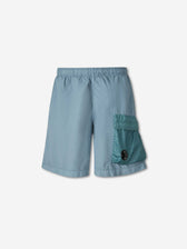 C.P. Company Hombre Barcelona Bermudas Técnicas Cargo color Azul Turquesa sku 523-001355 01 - Foto 1