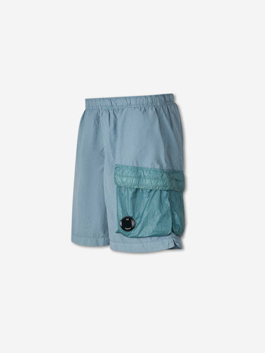 C.P. Company Hombre Barcelona Bermudas Técnicas Cargo color Azul Turquesa sku 523-001355 01 - Foto 2