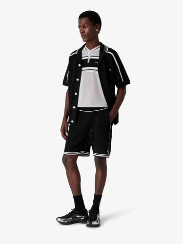 Casablanca Hombre Barcelona Bermudas Mesh Algodón color Negro sku 523-001360 01 - Foto 2