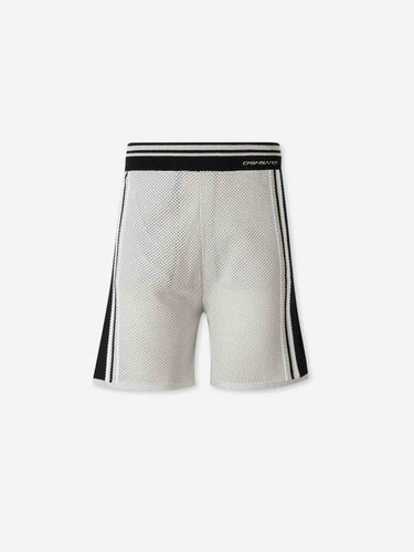 Casablanca Hombre Barcelona Bermudas Algodón Mesh color Blanco Y Negro sku 523-001361 01 - Foto 1