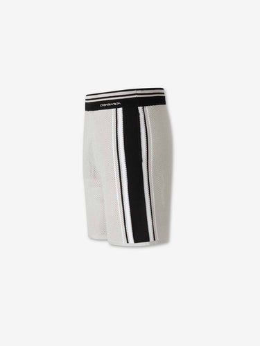 Casablanca Hombre Barcelona Bermudas Algodón Mesh color Blanco Y Negro sku 523-001361 01 - Foto 2