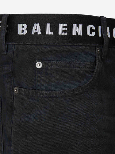 Balenciaga Hombre Barcelona Bermudas Rectas Cinturón color Negro sku 523-001364 01 - Foto 4