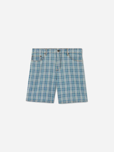Burberry Hombre Barcelona Bermudas Algodón Cuadros color Azul Índigo sku 523-001386 01 - Foto 1