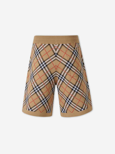 Burberry Hombre Barcelona Bermudas Punto Check color Camel sku 523-001388 01 - Foto 2