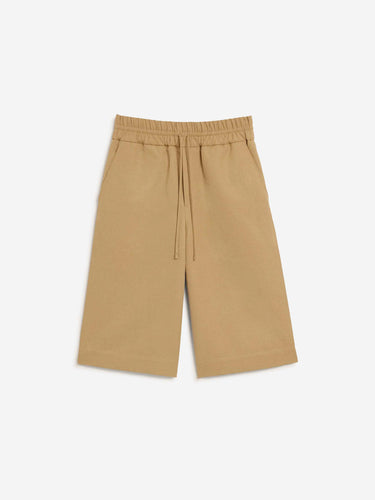 Ami Paris Hombre Barcelona Bermudas Anchas Lona color Camel sku 523-001394 01 - Foto 1