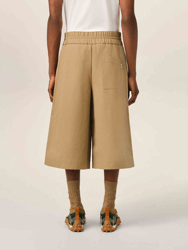 Ami Paris Hombre Barcelona Bermudas Anchas Lona color Camel sku 523-001394 01 - Foto 3