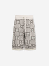Amiri Hombre Barcelona Bermudas Punto Estampadas color Marfil sku 523-001396 01 - Foto 1