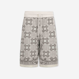 Amiri Hombre Barcelona Bermudas Punto Estampadas color Marfil sku 523-001396 01 - Foto 1