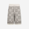 Amiri Hombre Barcelona Bermudas Punto Estampadas color Marfil sku 523-001396 01 - Foto 1