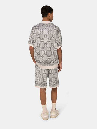 Amiri Hombre Barcelona Bermudas Punto Estampadas color Marfil sku 523-001396 01 - Foto 3