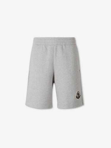 Moncler Hombre Barcelona Bermudas Deportivas Algodón color Gris Claro sku 523-001405 01 - Foto 1