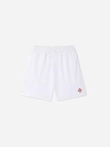 Casablanca Hombre Barcelona Bermudas Logo Canalé color Blanco sku 523-001409 01 - Foto 1