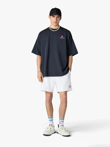 Casablanca Hombre Barcelona Bermudas Logo Canalé color Blanco sku 523-001409 01 - Foto 2