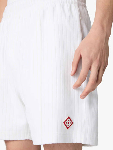 Casablanca Hombre Barcelona Bermudas Logo Canalé color Blanco sku 523-001409 01 - Foto 4