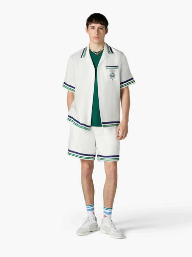 Casablanca Hombre Barcelona Bermudas Monograma color Blanco sku 523-001411 04 - Foto 2