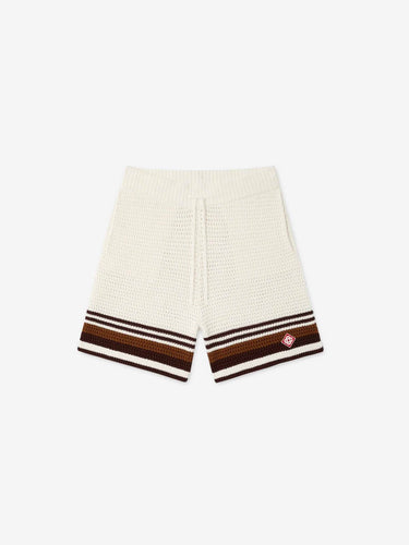 Casablanca Hombre Barcelona Bermudas Punto Calados color Marrón Oscuro sku 523-001412 01 - Foto 1