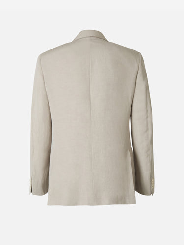 Canali Hombre Barcelona Traje de Lino y Seda color Beige sku 311-000334 02 - Foto 2