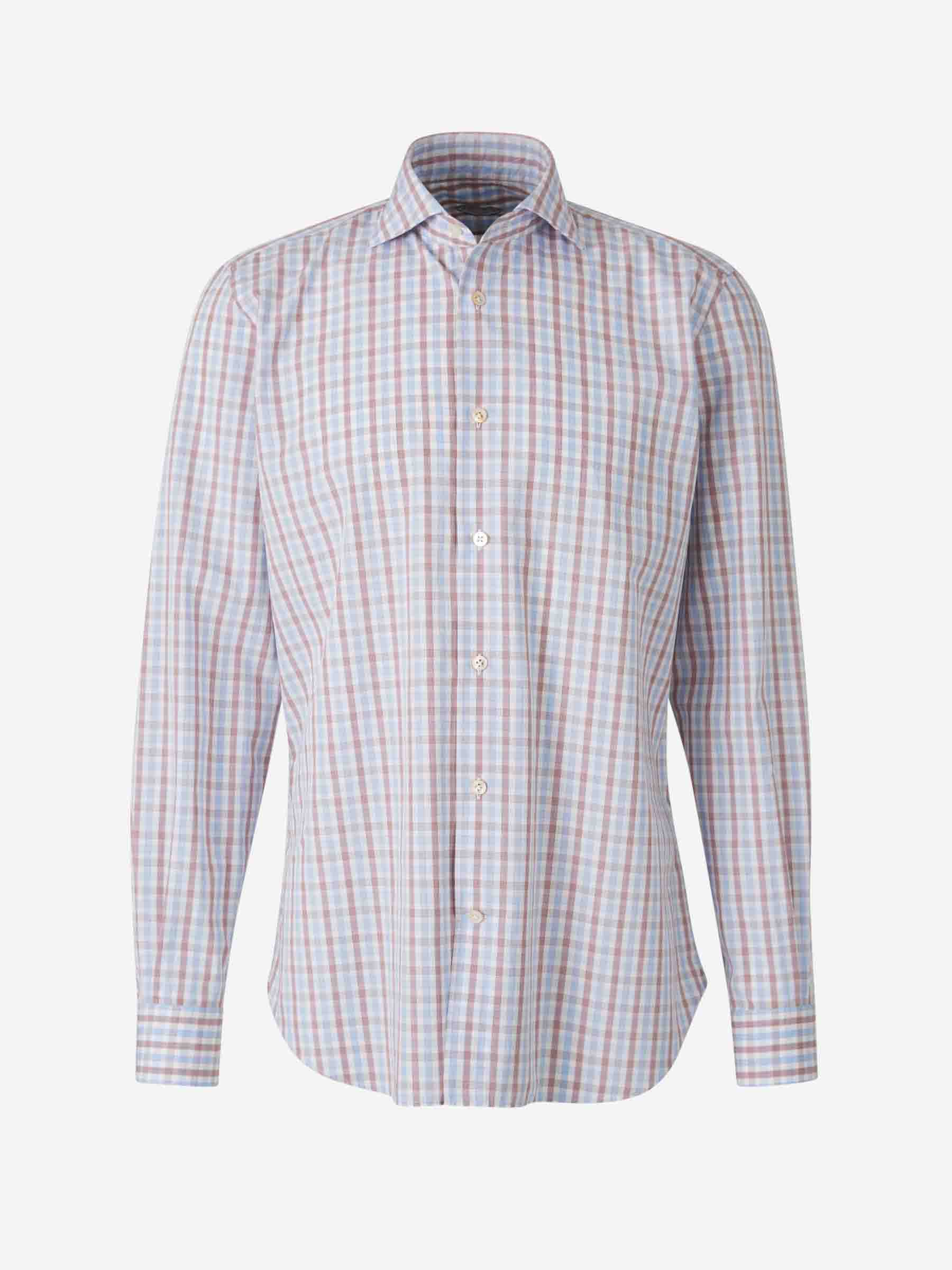 Vincenzo di Ruggiero Hombre Barcelona Camisa Cuadros Algodón color Multicolor sku 531-006404 01 - Foto 1