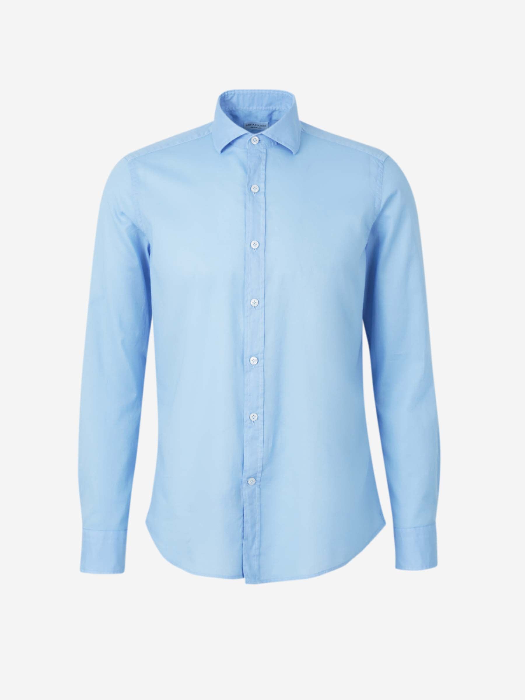 Santa Eulalia Hombre Barcelona Camisa Lisa Algodón color Azul sku 531-006426 01 - Foto 1