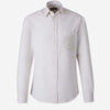 Canali Hombre Barcelona Camisa Lino Bordado color Marfil sku 531-006463 01 - Foto 1