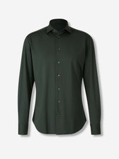 Traiano Milano Hombre Barcelona Camisa Vestir Lisa color Verde Oscuro sku 531-006503 01 - Foto 1