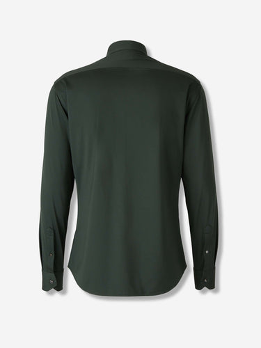 Traiano Milano Hombre Barcelona Camisa Vestir Lisa color Verde Oscuro sku 531-006503 01 - Foto 2