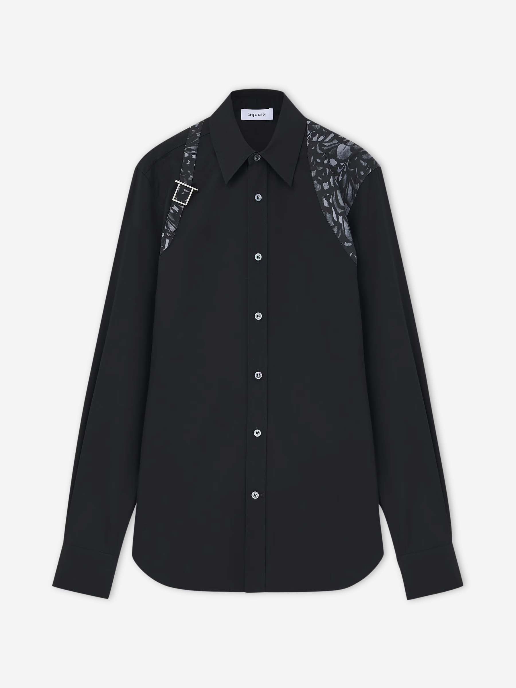 McQueen Hombre Barcelona Camisa Arnés Plumas color Negro sku 531-006513 01 - Foto 1