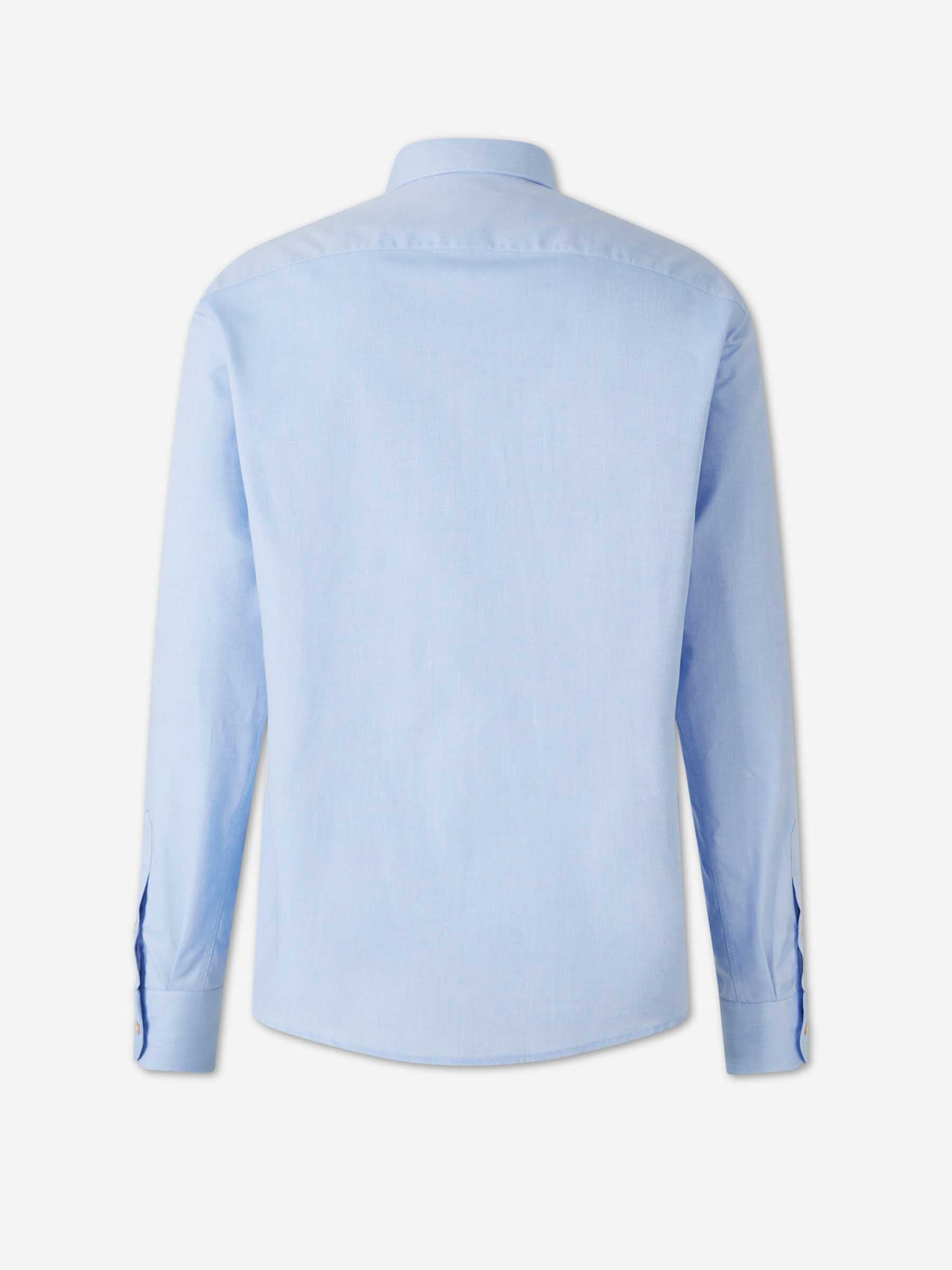 Valentino Hombre Barcelona Camisa Algodón Bolsillo color Azul Celeste sku 531-006515 01 - Foto 2