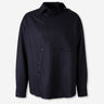 Jacquemus Hombre Barcelona Camisa Cuadro Asimétrica color Azul Noche sku 531-006516 01 - Foto 1