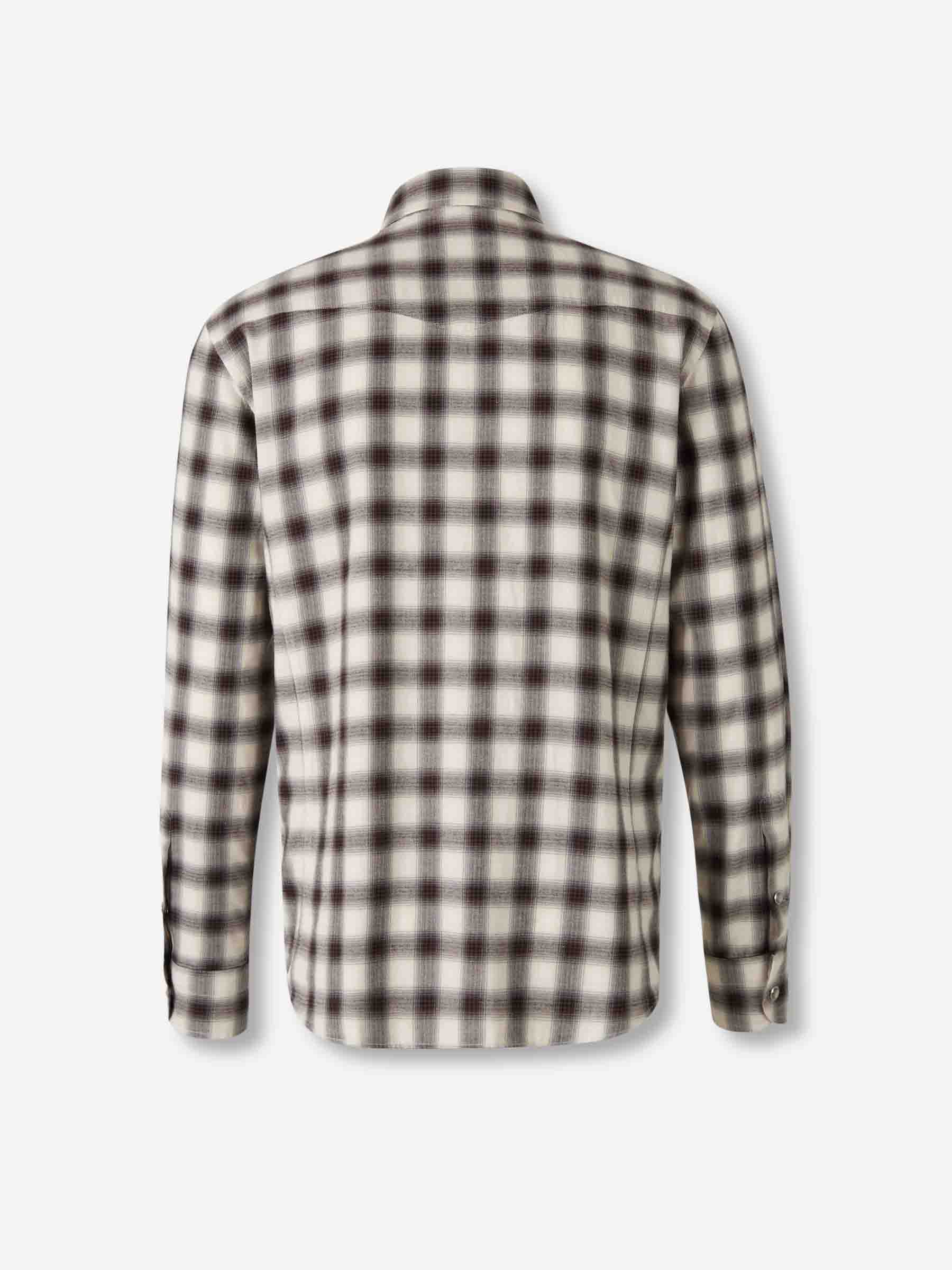 Tom Ford Hombre Barcelona Camisa Motivo Cuadros color Crema sku 531-006519 01 - Foto 2