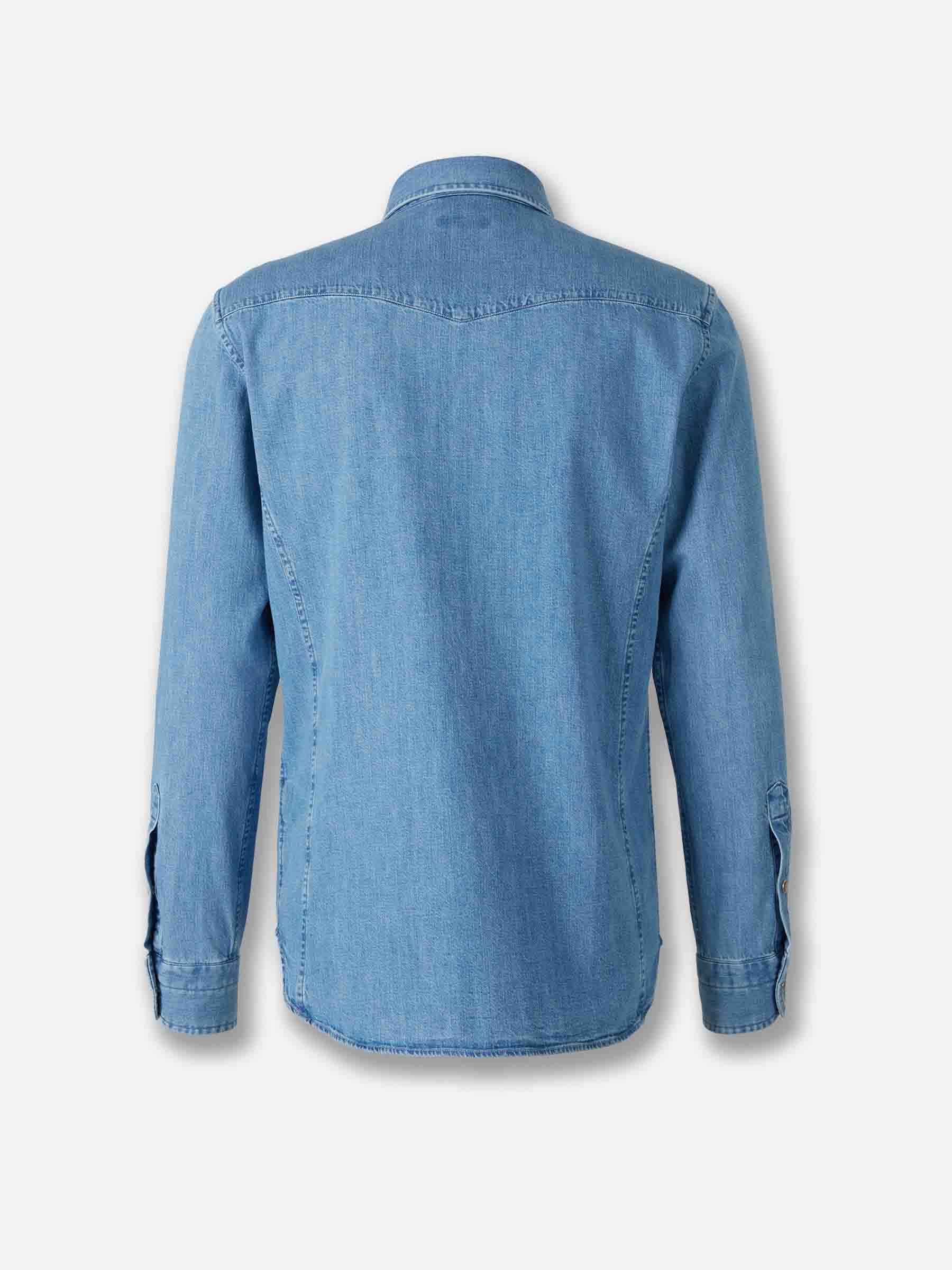 Tom Ford Hombre Barcelona Camisa Denim color Azul sku 531-006520 01 - Foto 2