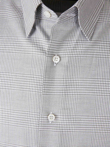 Brioni Hombre Barcelona Camisa Vestir Estampada color Gris Claro sku 531-006521 01 - Foto 3