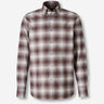 Brioni Hombre Barcelona Camisa cuadros algodón color Marrón sku 531-006522 01 - Foto 1