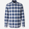 Brioni Hombre Barcelona Camisa cuadros algodón color Azul Cobalto sku 531-006522 02 - Foto 1