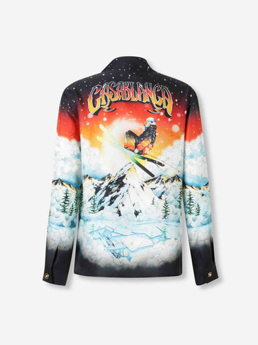 Casablanca Hombre Barcelona Camisa Estampada Seda color Multicolor sku 531-006525 01 - Foto 2