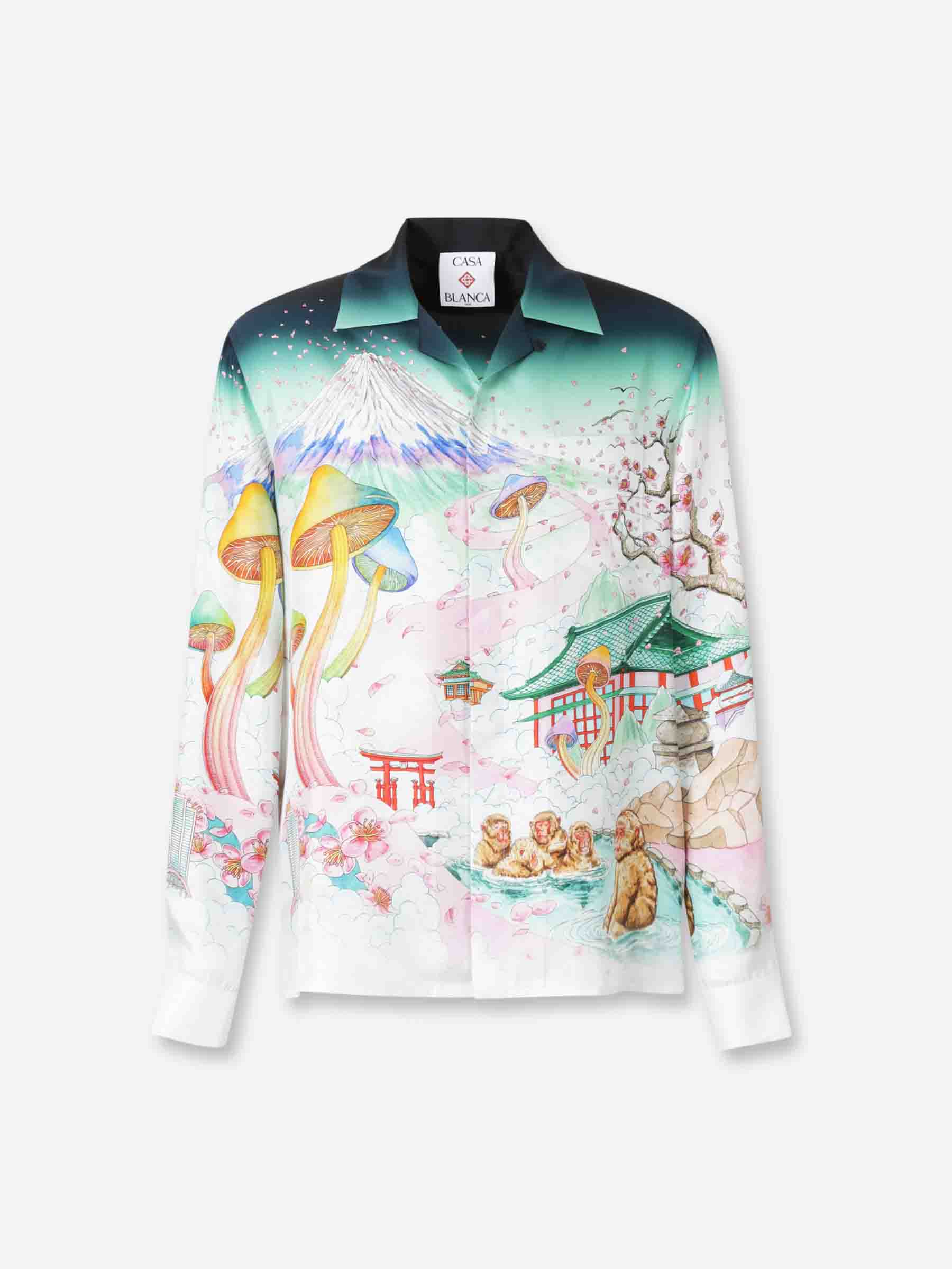 Casablanca Hombre Barcelona Camisa Estampada Seda color Multicolor sku 531-006526 01 - Foto 1