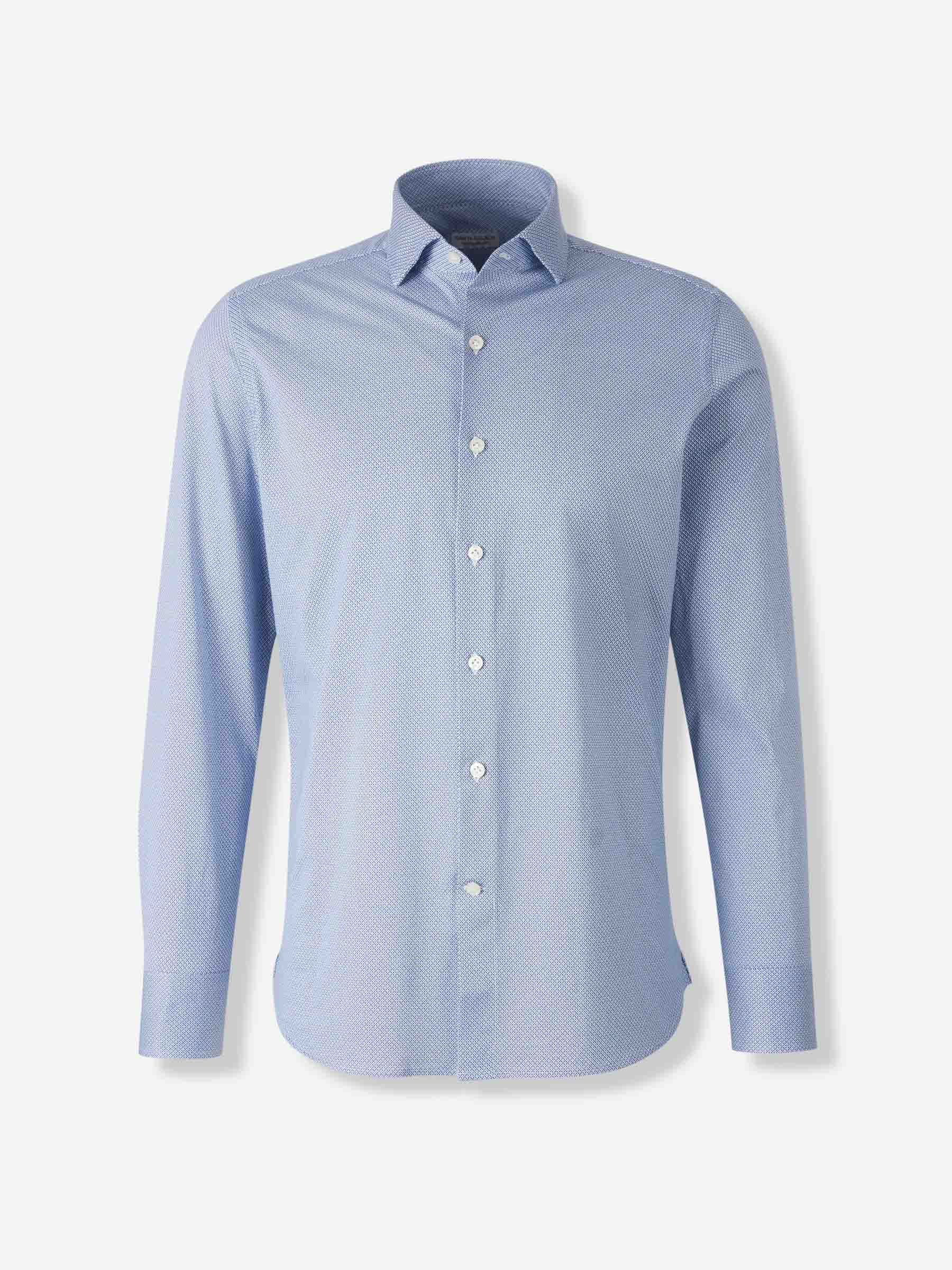 Santa Eulalia Hombre Barcelona Camisa Estampada Algodón color Blanco sku 531-006533 01 - Foto 1