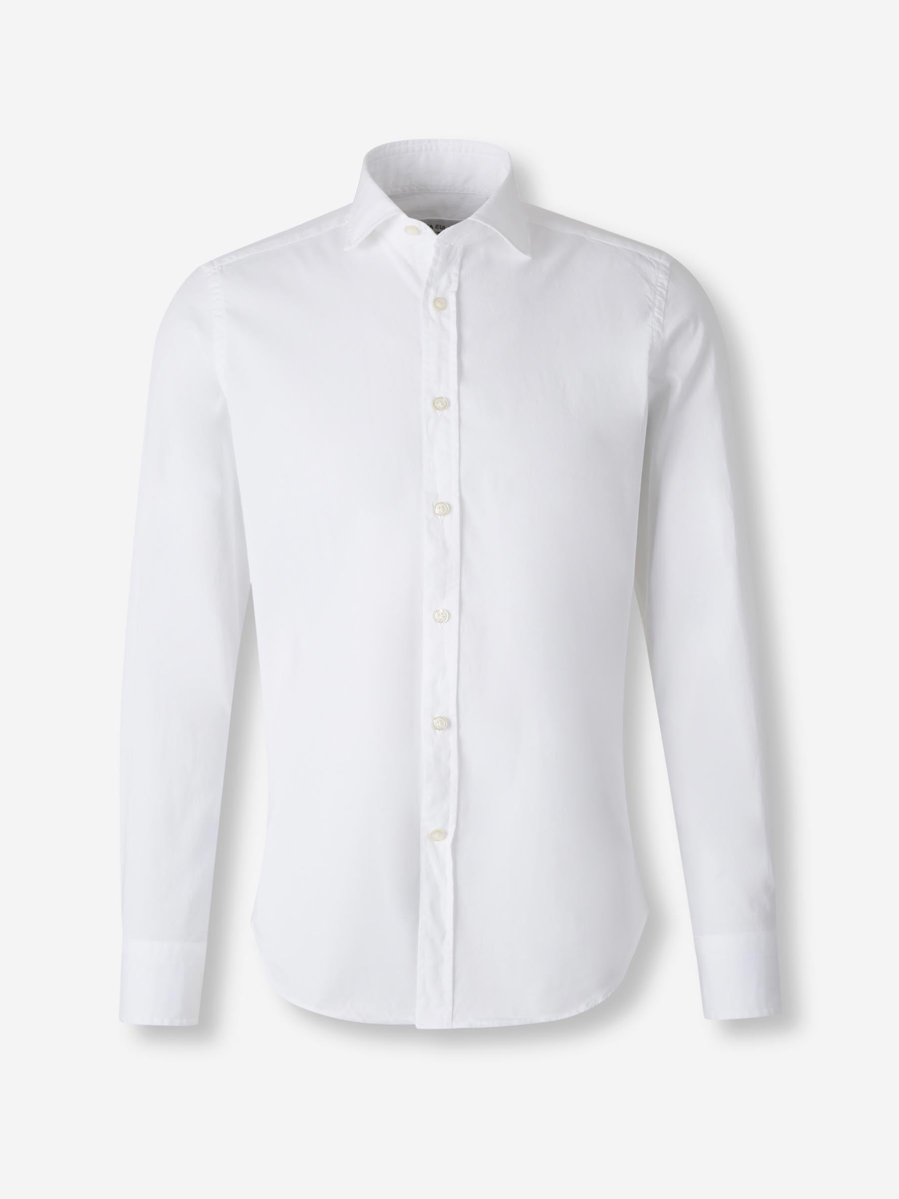 Santa Eulalia Hombre Barcelona Camisa Vestir Lisa color Blanco sku 531-006536 01 - Foto 1