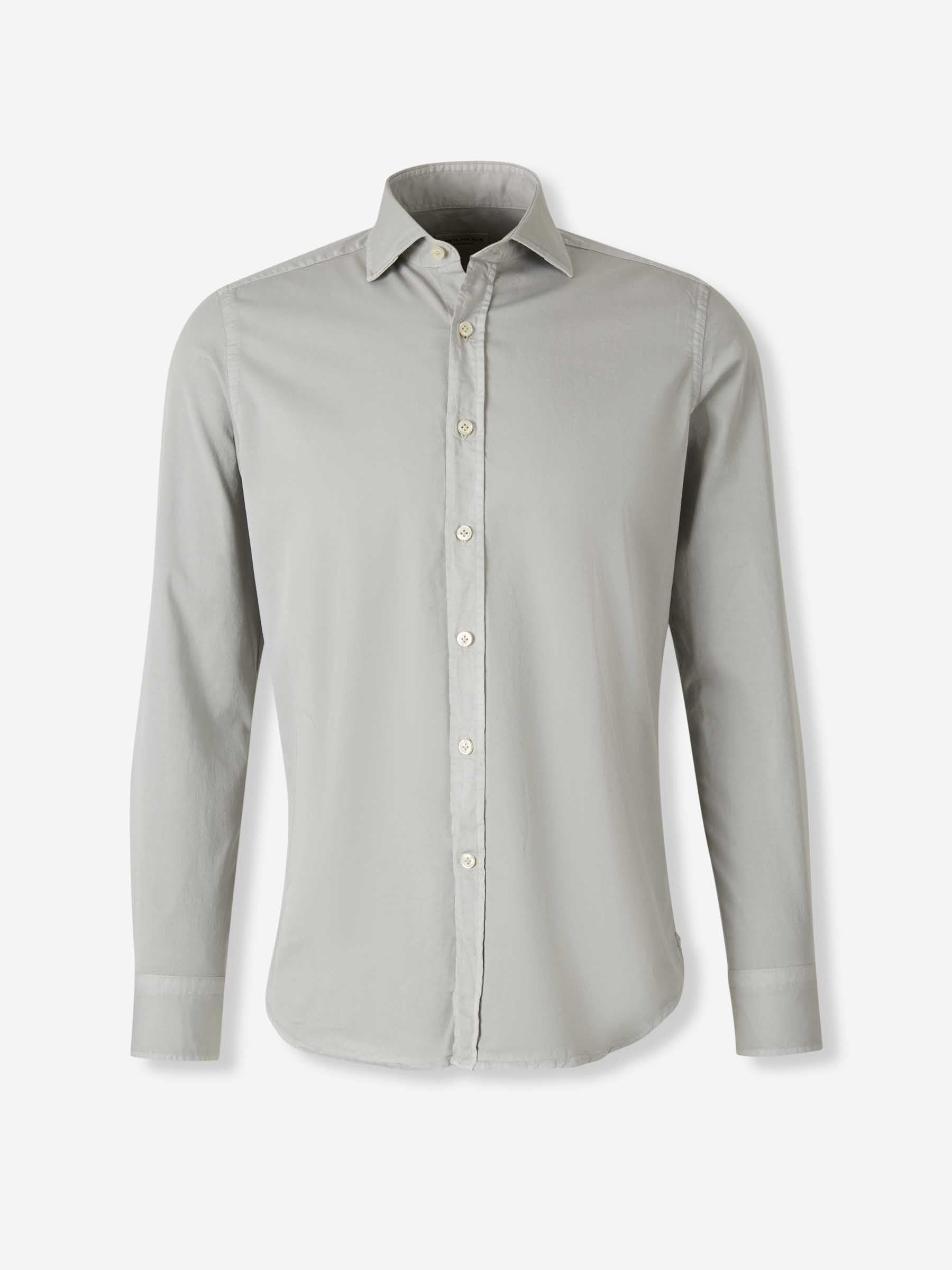 Santa Eulalia Hombre Barcelona Camisa Vestir Lisa color Gris sku 531-006536 02 - Foto 1