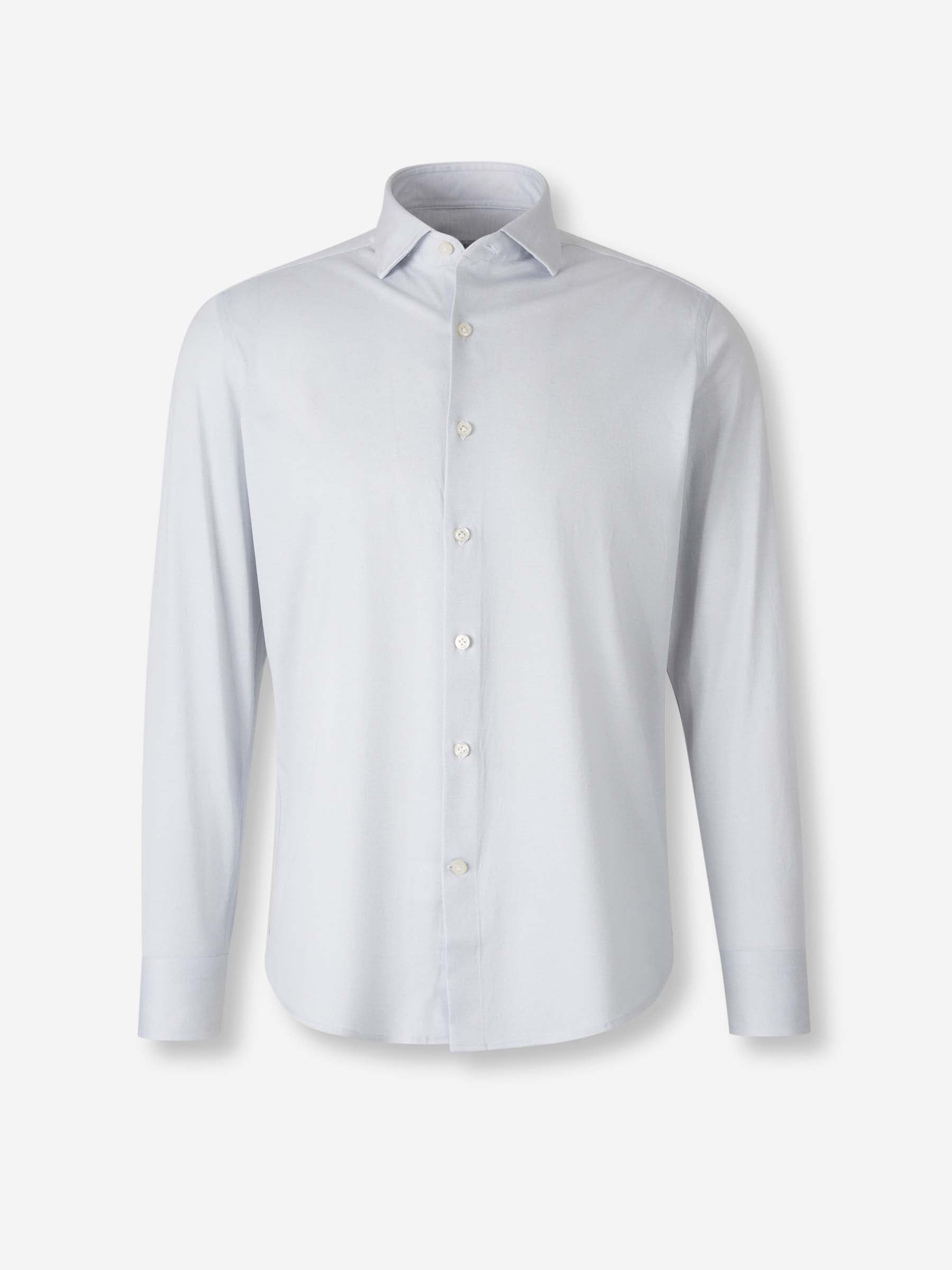 Santa Eulalia Hombre Barcelona Camisa Lisa Algodón color Azul Celeste sku 531-006538 02 - Foto 1