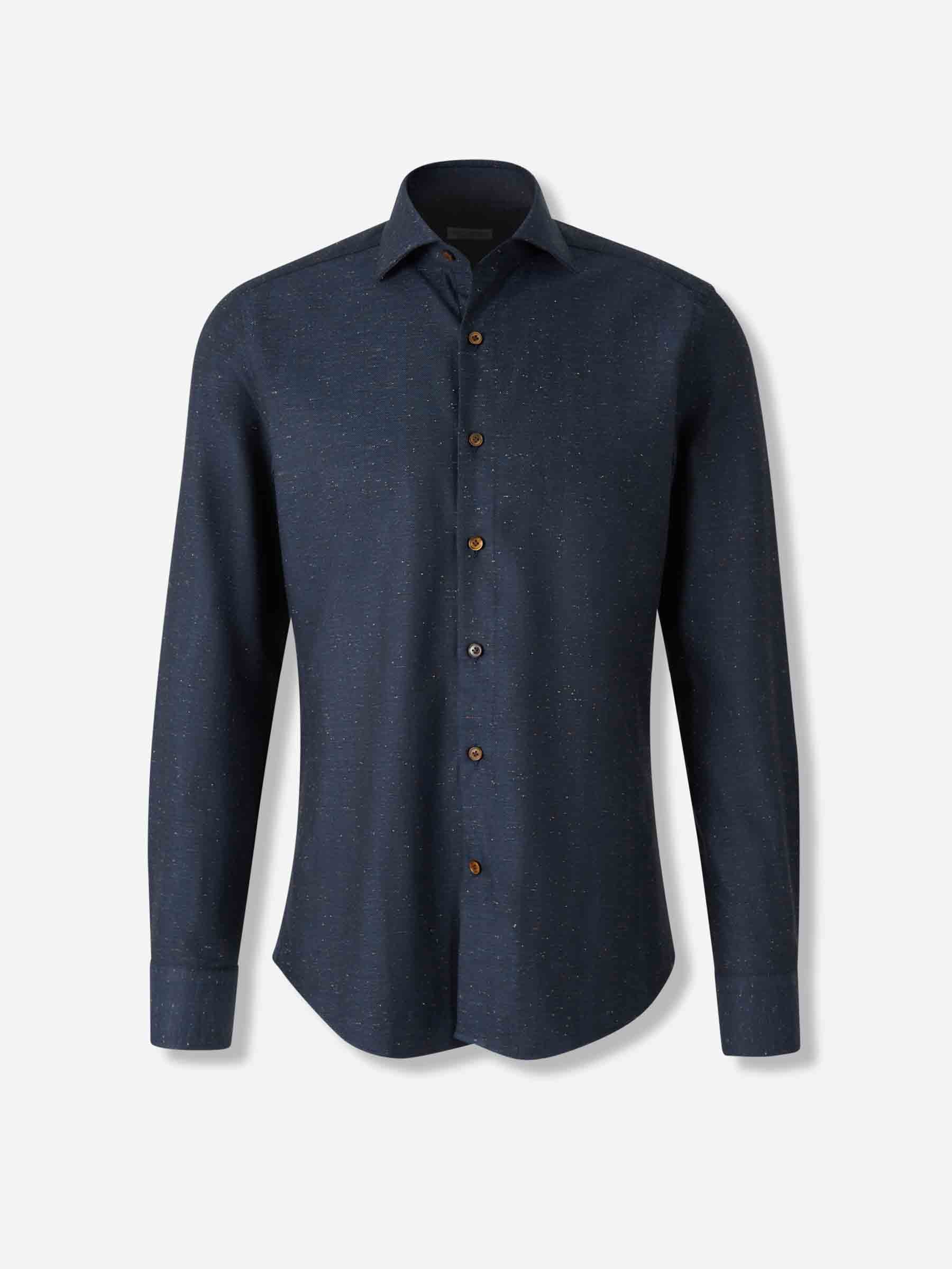 Santa Eulalia Hombre Barcelona Camisa Algodón Moteada color Azul Marino sku 531-006539 01 - Foto 1