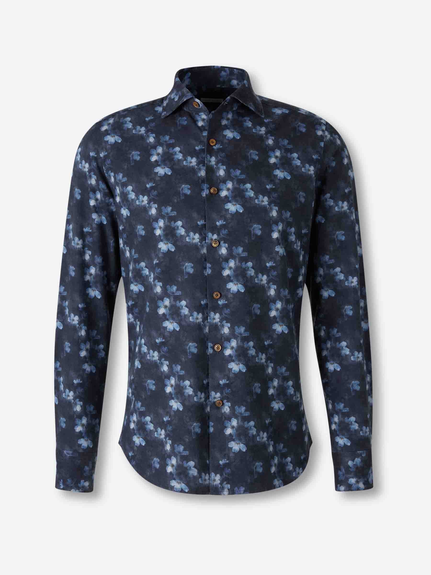 Santa Eulalia Hombre Barcelona Camisa Casual Floral color Azul Marino sku 531-006540 01 - Foto 1