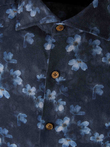 Santa Eulalia Hombre Barcelona Camisa Casual Floral color Azul Marino sku 531-006540 01 - Foto 3
