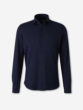 Santa Eulalia Hombre Barcelona Camisa Lisa Algodón color Azul Marino sku 531-006541 02 - Foto 1