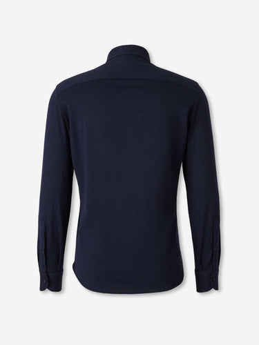Santa Eulalia Hombre Barcelona Camisa Lisa Algodón color Azul Marino sku 531-006541 02 - Foto 2