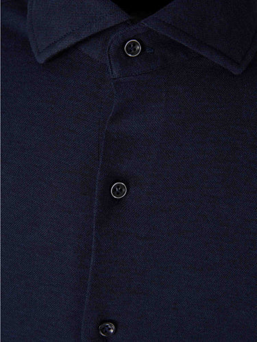 Santa Eulalia Hombre Barcelona Camisa Lisa Algodón color Azul Marino sku 531-006541 02 - Foto 3